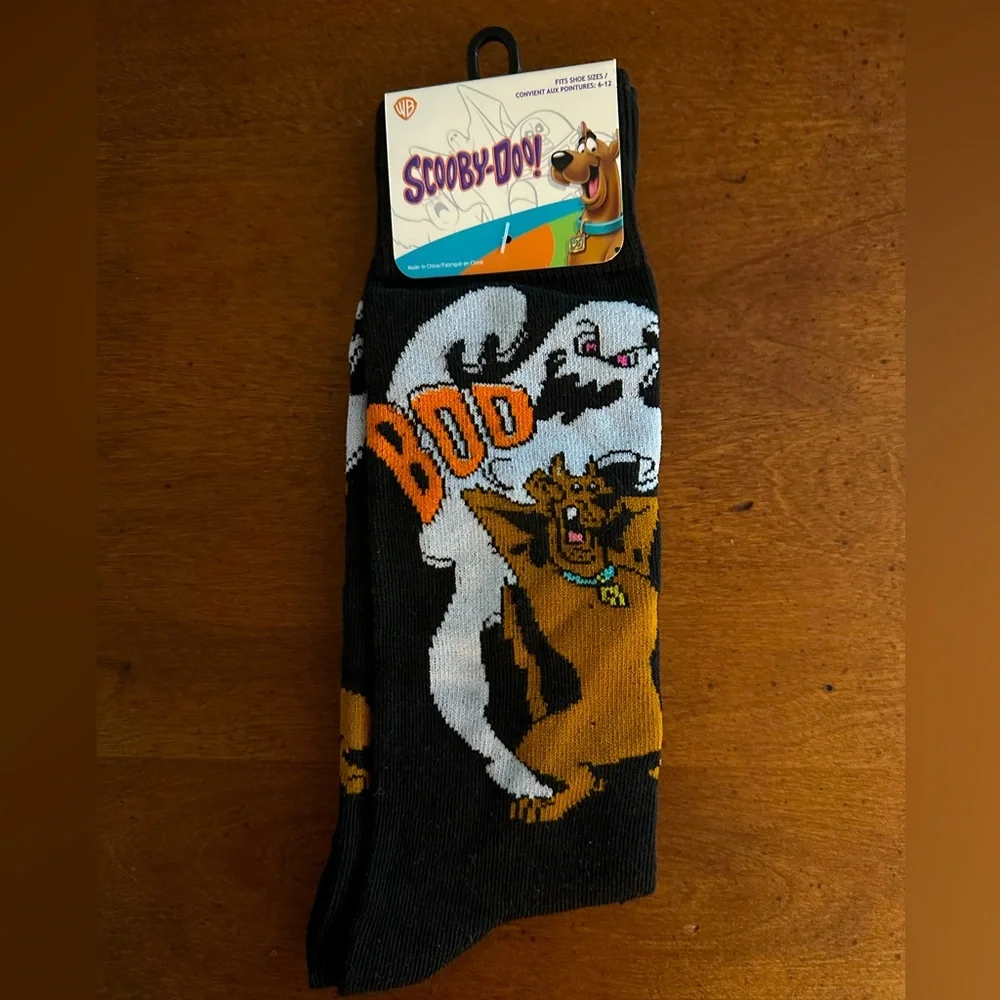 🌵3/$15 Scooby Doo Scary Boo Halloween Ghost socks ( see description)